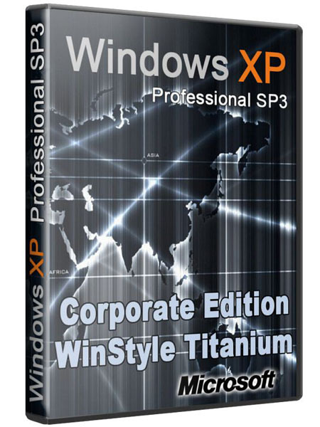 WINSTYLE Titanium. Windows XP Pro sp3 Corporate Edition WINSTYLE Titanium. Windows XP ce WINSTYLE Titanium. Corporate edition