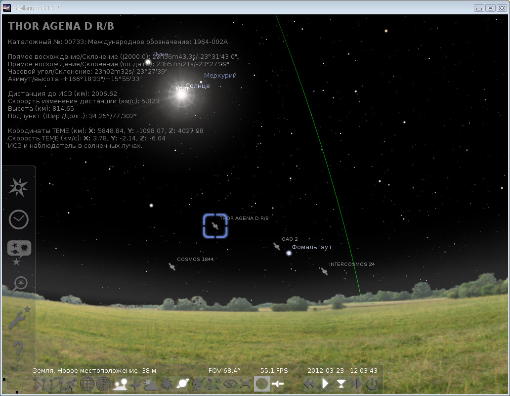 Stellarium web